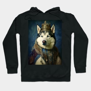 Siberian Husky The King Hoodie